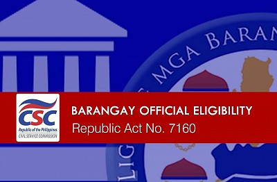 Elective and appointive Barangay Officials Specially Ariel M. Agawa Jr. 2007 - 2010 SK Chairman at LGU of Pasacao Cam Sur can acquire a civil service eligibility without having to take the Career Service Exam.